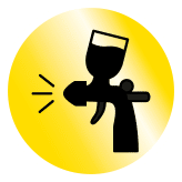 icon lackieren